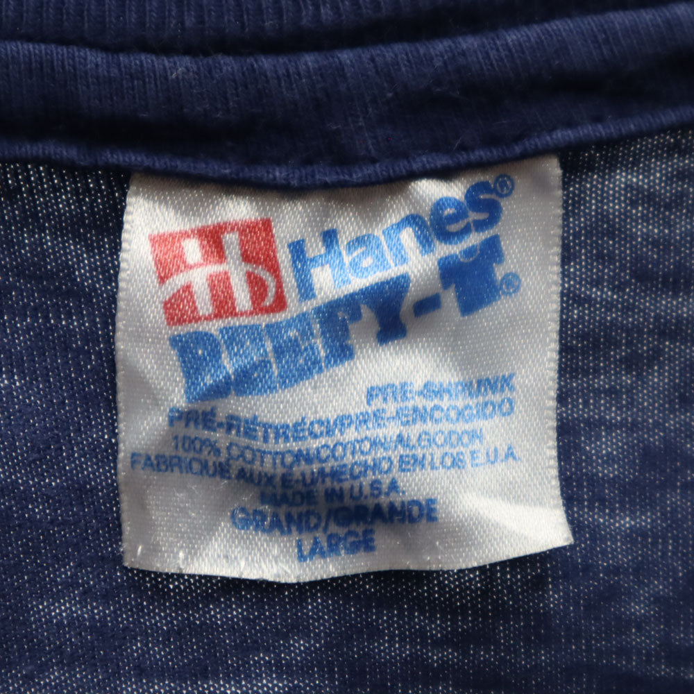 ヘインズ 90s USA製 アメリカ海軍 ブルーエンジェルス 半袖 Tシャツ L ネイビー Hanes BEEFY-T シングルステッチ アクロバット飛行隊 U.S. Navy Blue Angels メンズ