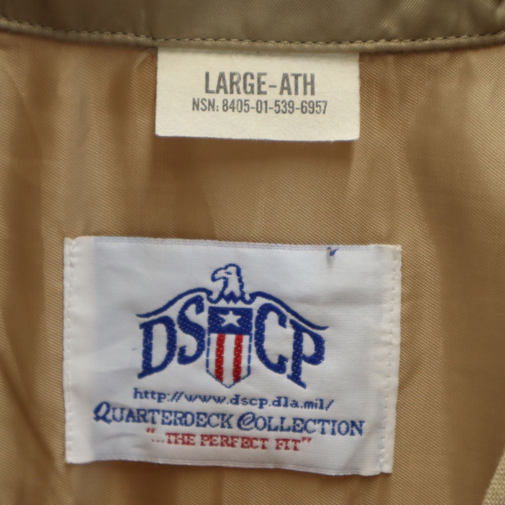 アメリカ軍 00s 2008年 警察 DSCP 半袖 オープンカラー サービス ドレスシャツ L カーキベージュ US ARMY ミリタリー 米軍 メンズ