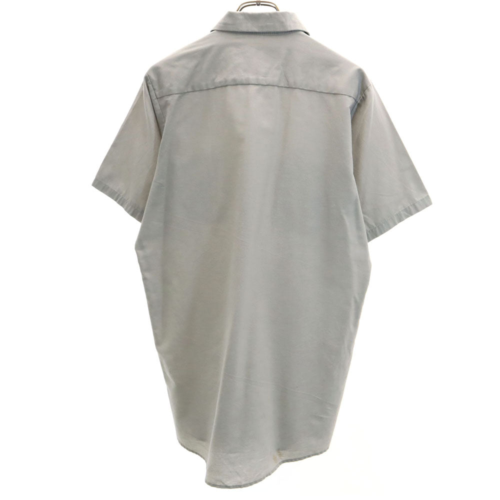 RED KAP レッドキャップ 半袖 ワークシャツ M グレー メンズ