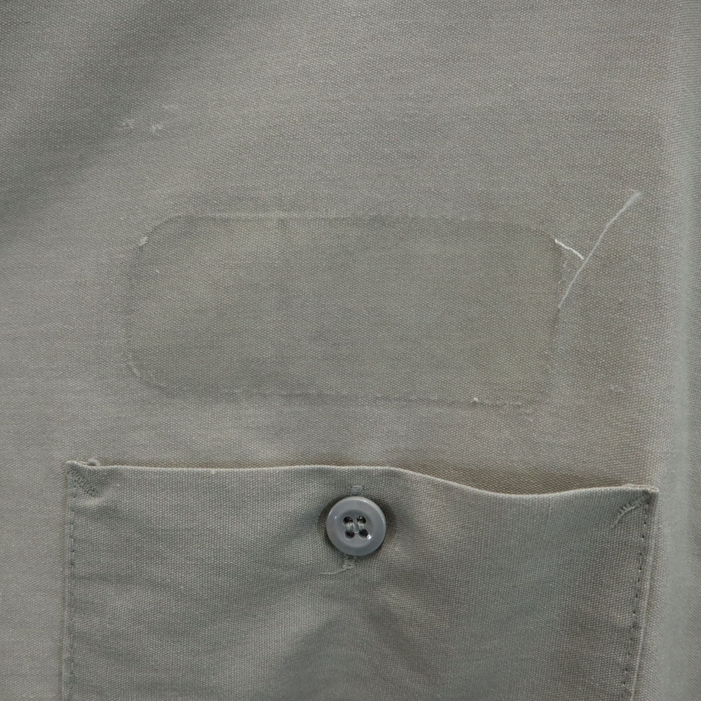 RED KAP レッドキャップ 半袖 ワークシャツ M グレー メンズ