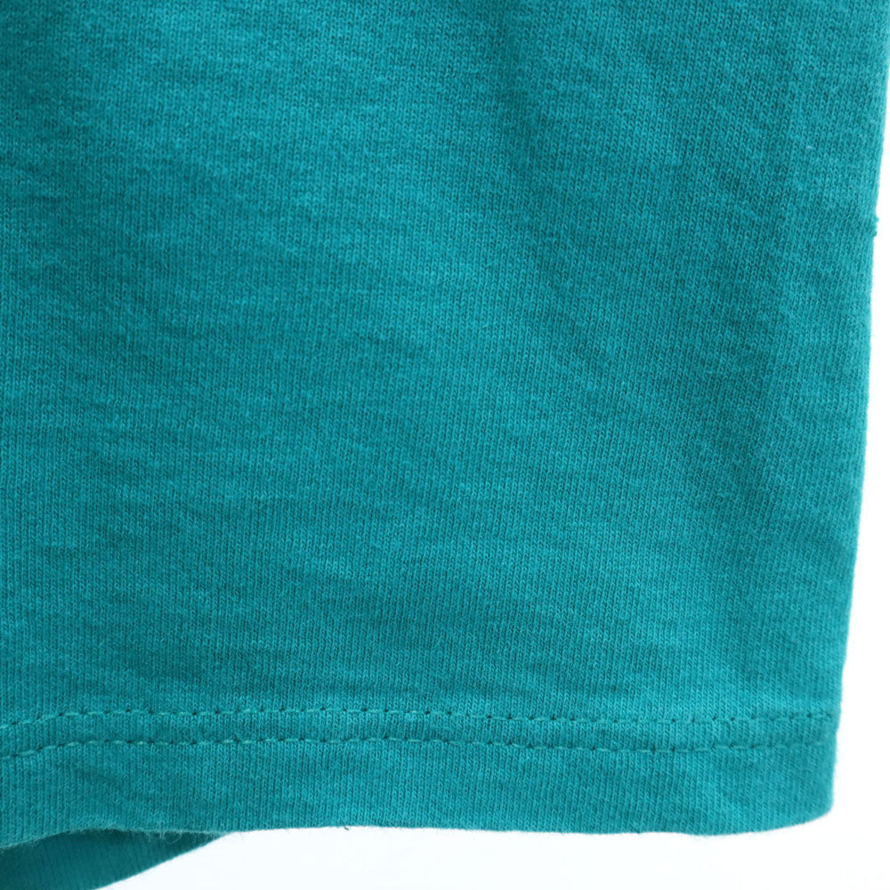 JERZEES ジャージーズ 90s USA製 オールド 花柄 半袖 Tシャツ L エメラルドグリーン メンズ