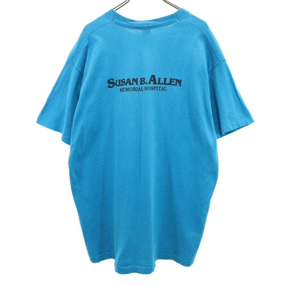 FRUIT OF THE LOOM フルーツオブザルーム 90s USA製 オールド 半袖 シングルステッチ Tシャツ XXL 水色 ビッグサイズ メンズ