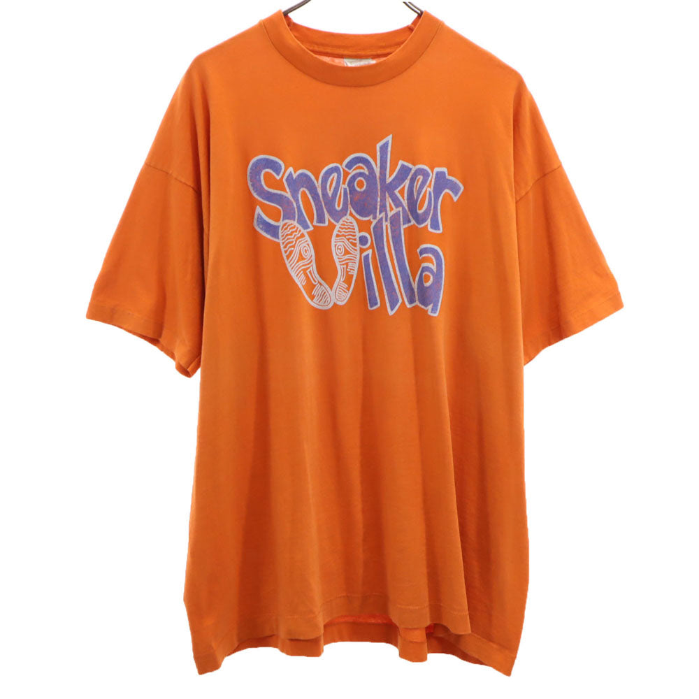 フルーツオブザルーム 90s オールド シングルステッチ 半袖 Tシャツ XXL オレンジ FRUIT OF THE LOOM ビックサイズ メンズ