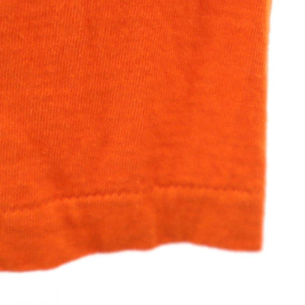 OLD オールド 90s 切り替え 半袖 Tシャツ M オレンジ メンズ