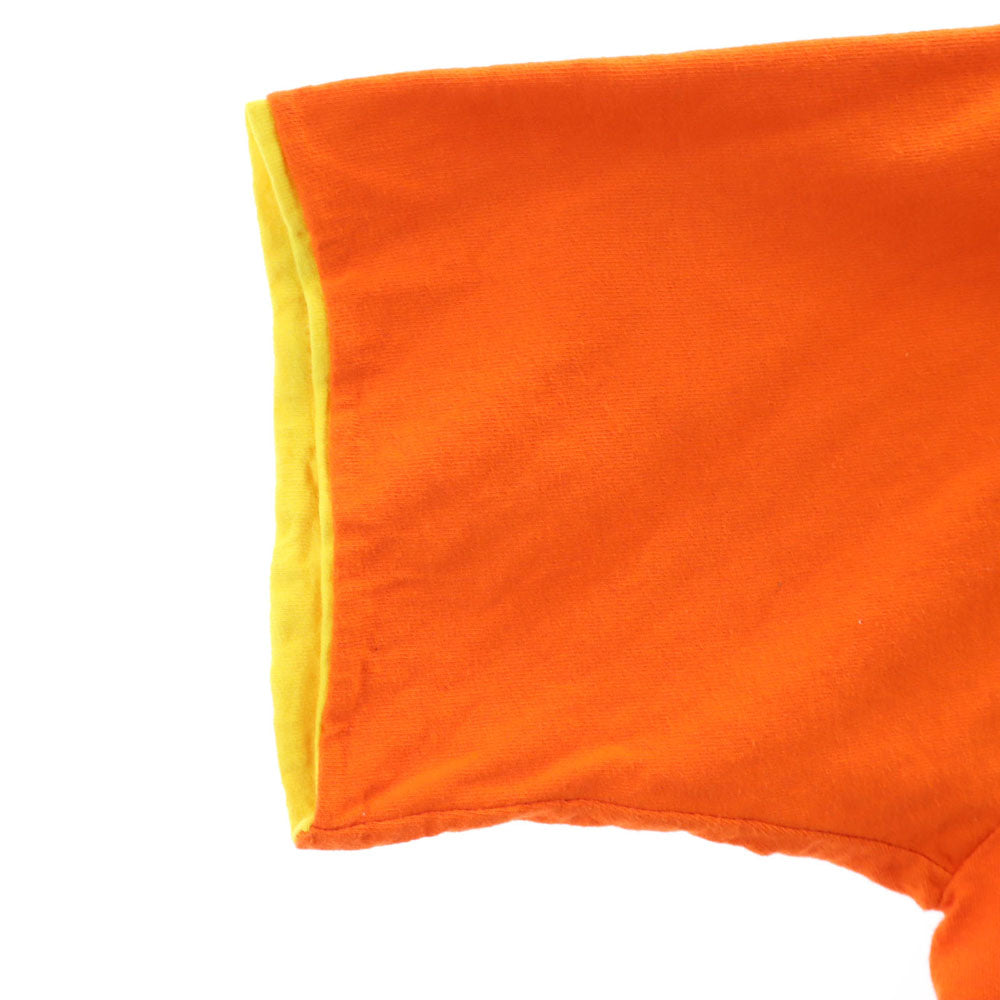 OLD オールド 90s 切り替え 半袖 Tシャツ M オレンジ メンズ