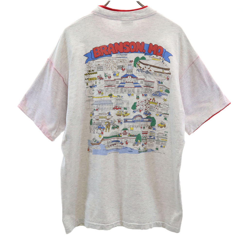 SIGNAL SPORTS シグナルスポーツ 90s USA製 オールド 半袖 Tシャツ XL グレー メンズ