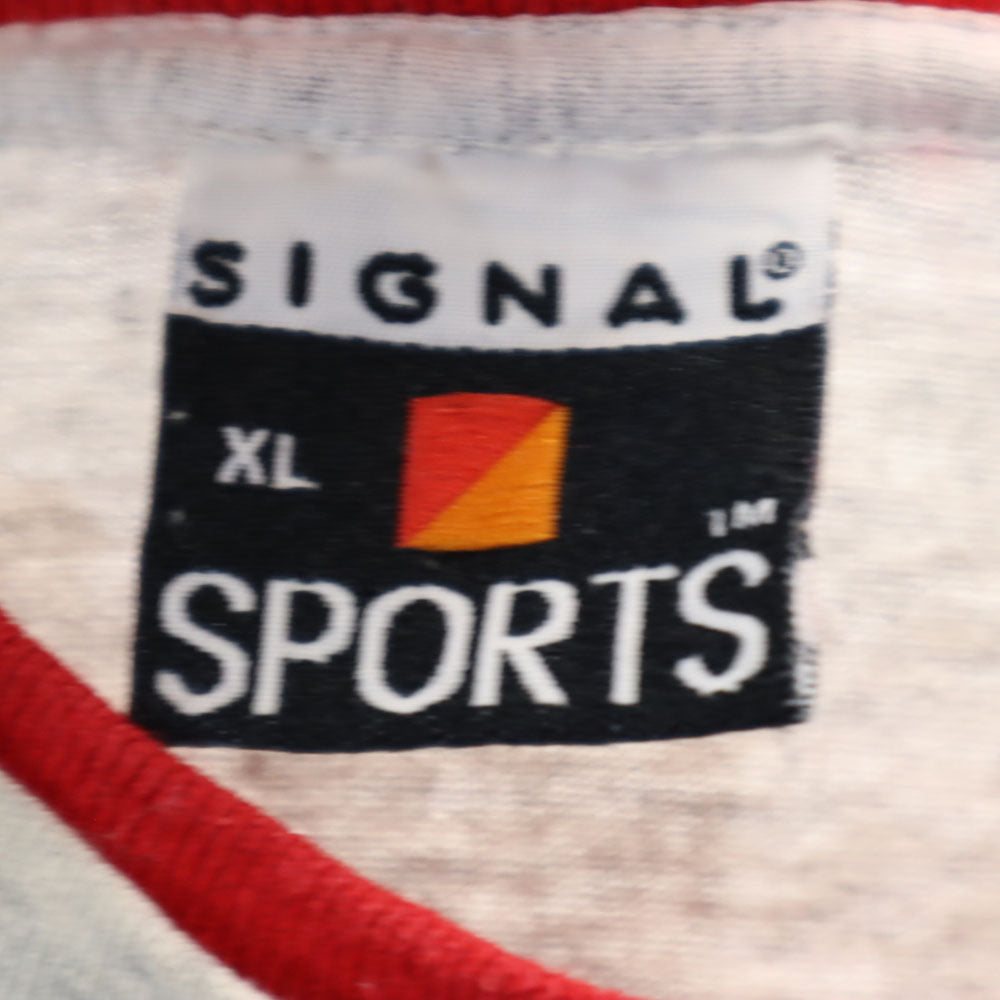 SIGNAL SPORTS シグナルスポーツ 90s USA製 オールド 半袖 Tシャツ XL グレー メンズ