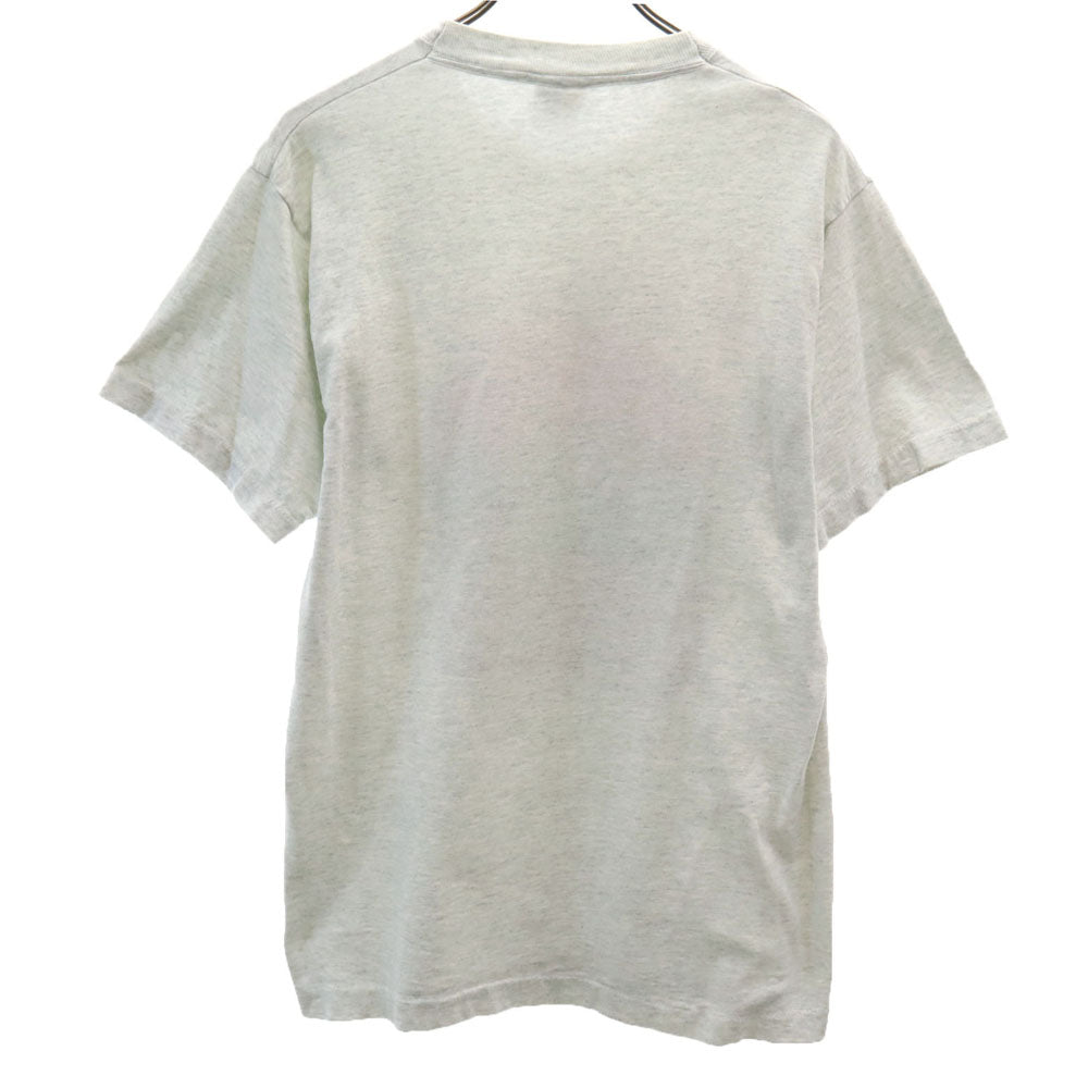 FRUIT OF THE LOOM フルーツオブザルーム 90s カナダ製 半袖 シングルステッチ オールド Tシャツ M ライトグレー マラソン メンズ