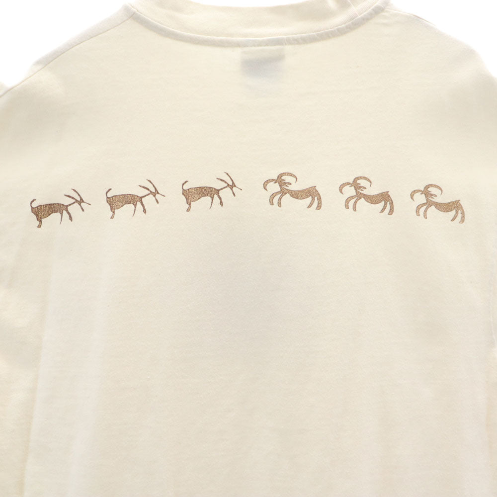 Hanes ヘインズ 90s 半袖 シングルステッチ オールド Tシャツ L オフホワイト BEEFY-T メンズ