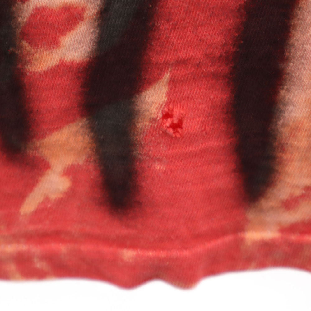 オールド 90s 半袖 シングルステッチ オールド Tシャツ レッド系 OLD ブリーチ ペイント メンズ