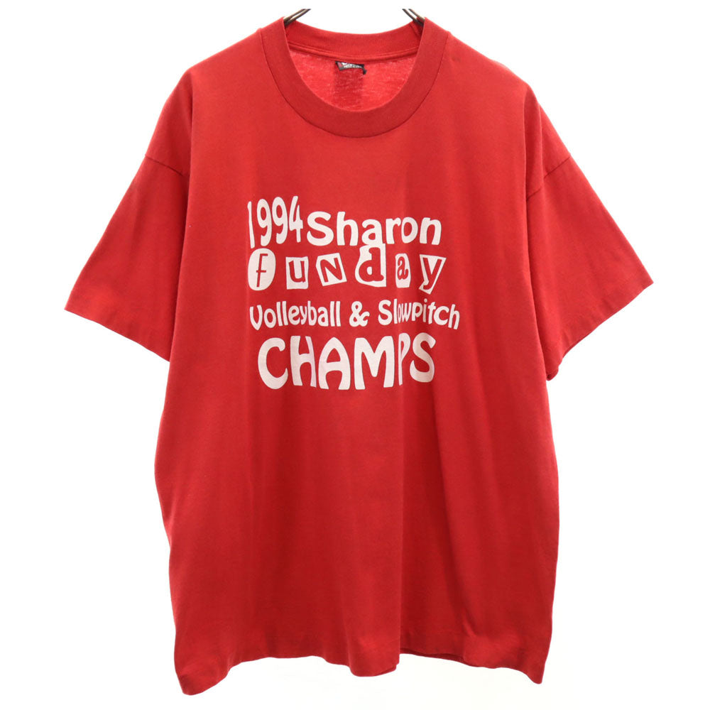 FRUIT OF THE LOOM フルーツオブザルーム 90s USA製 半袖 シングルステッチ オールド Tシャツ XL レッド BEST メンズ