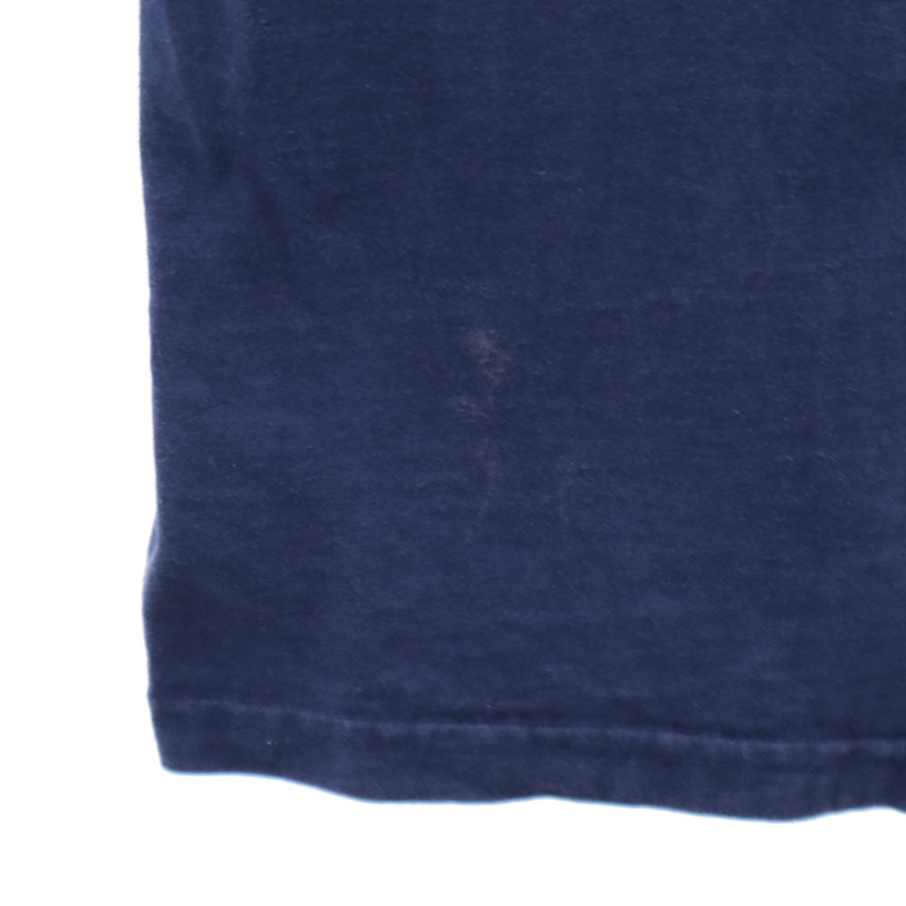 FRUIT OF THE LOOM フルーツオブザルーム 90s USA製 オールド バックプリント 長袖 Tシャツ XL ネイビー ロンT メンズ