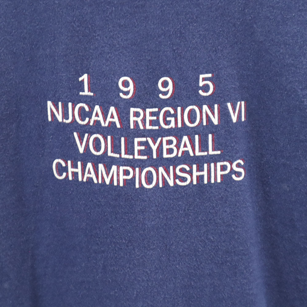 FRUIT OF THE LOOM フルーツオブザルーム 90s USA製 オールド バックプリント 長袖 Tシャツ XL ネイビー ロンT メンズ