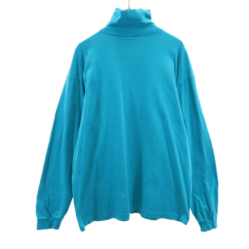 FRUIT OF THE LOOM フルーツオブザルーム 90s USA製 オールド 長袖 ハイネック Tシャツ XL グリーン系 ロンT メンズ