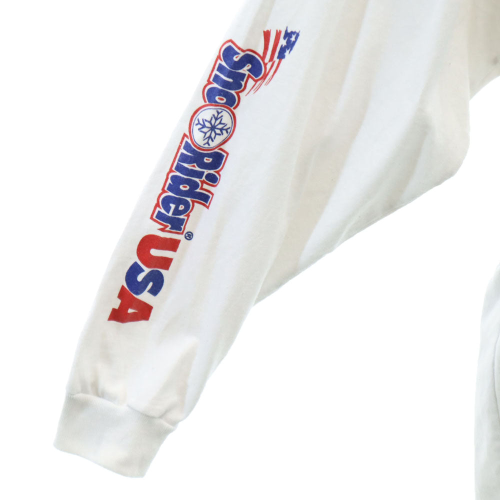 BIG TOP T'S 90s USA製 オールド 袖プリ 長袖 シングルステッチ Tシャツ 4X ホワイト ロンT ビッグサイズ メンズ