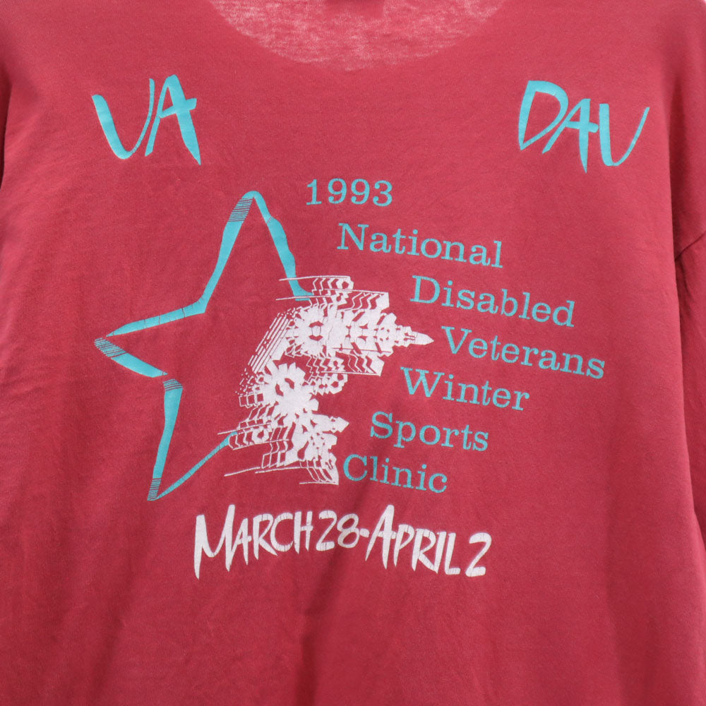 anvil アンヴィル 90s USA製 オールド 長袖 シングルステッチ Tシャツ L ピンクレッド系 ロンT メンズ