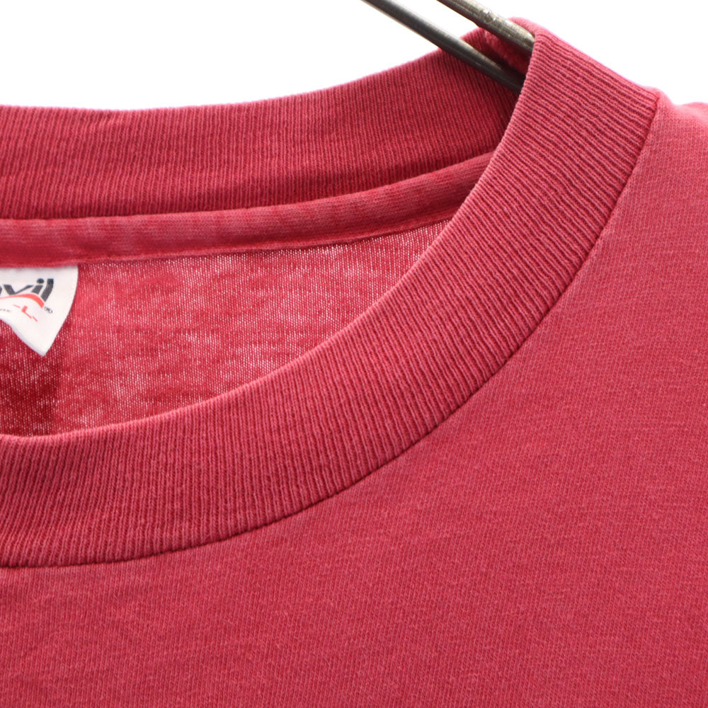 anvil アンヴィル 90s USA製 オールド 長袖 シングルステッチ Tシャツ L ピンクレッド系 ロンT メンズ