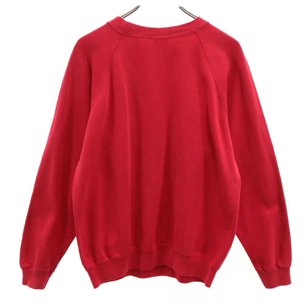 Hanes ヘインズ 80s 90s USA製 ヴィンテージ ハーレーダヴィッドソン 長袖 スウェット トレーナー L レッド イーグル Harley-Davidson メンズ