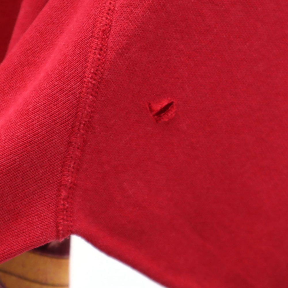 Hanes ヘインズ 80s 90s USA製 ヴィンテージ ハーレーダヴィッドソン 長袖 スウェット トレーナー L レッド イーグル Harley-Davidson メンズ