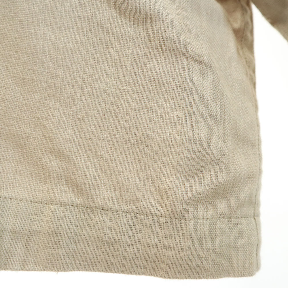 miss chloe ミスクロエ 日本製 リネンブレンド ショート丈 ブルゾン 40 ベージュ ジャケット レディース