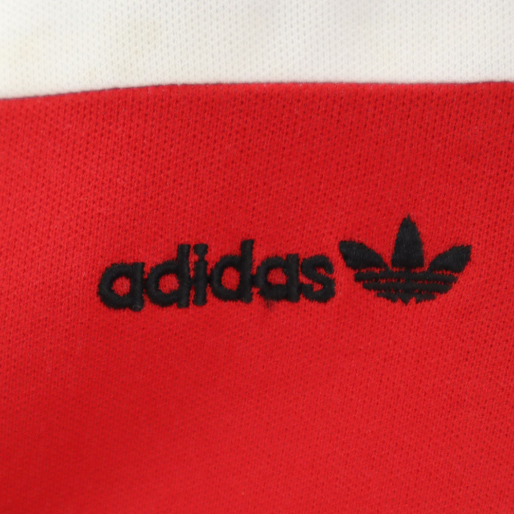 adidas アディダス 70s ATS-30 デサント製 西ドイツタグ ヴィンテージ トレフォイルロゴ 長袖 トラックジャケット 4 レッド系 ジャージ メンズ