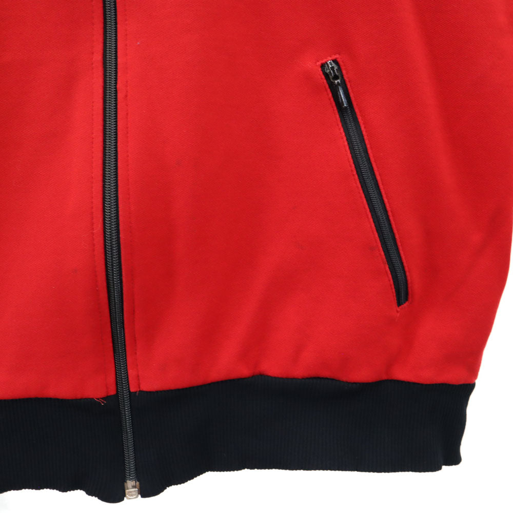 adidas アディダス 70s ATS-30 デサント製 西ドイツタグ ヴィンテージ トレフォイルロゴ 長袖 トラックジャケット 4 レッド系 ジャージ メンズ