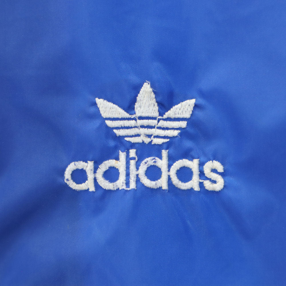 adidas アディダス トレフォイルロゴ ウインドブレーカー M ブルー ジャケット メンズ