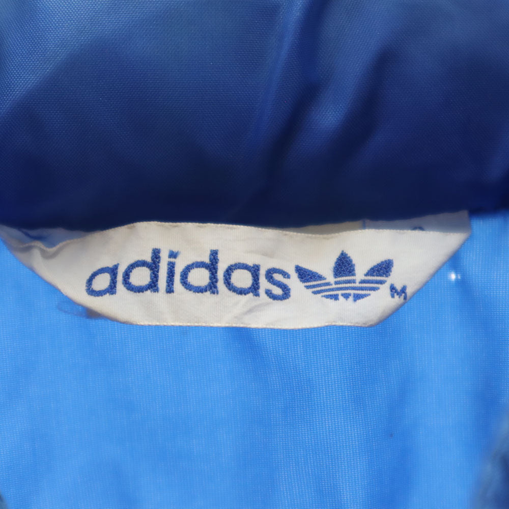 adidas アディダス トレフォイルロゴ ウインドブレーカー M ブルー ジャケット メンズ