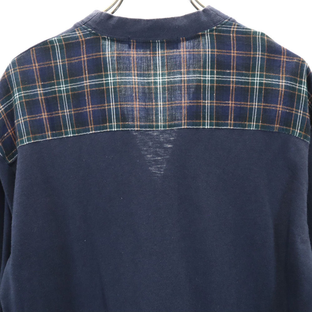 COMME des GARCONS HOMME コムデギャルソンオム 2009年 00s 日本製 長袖 Vネック カーディガン S チャコールネイビー メンズ