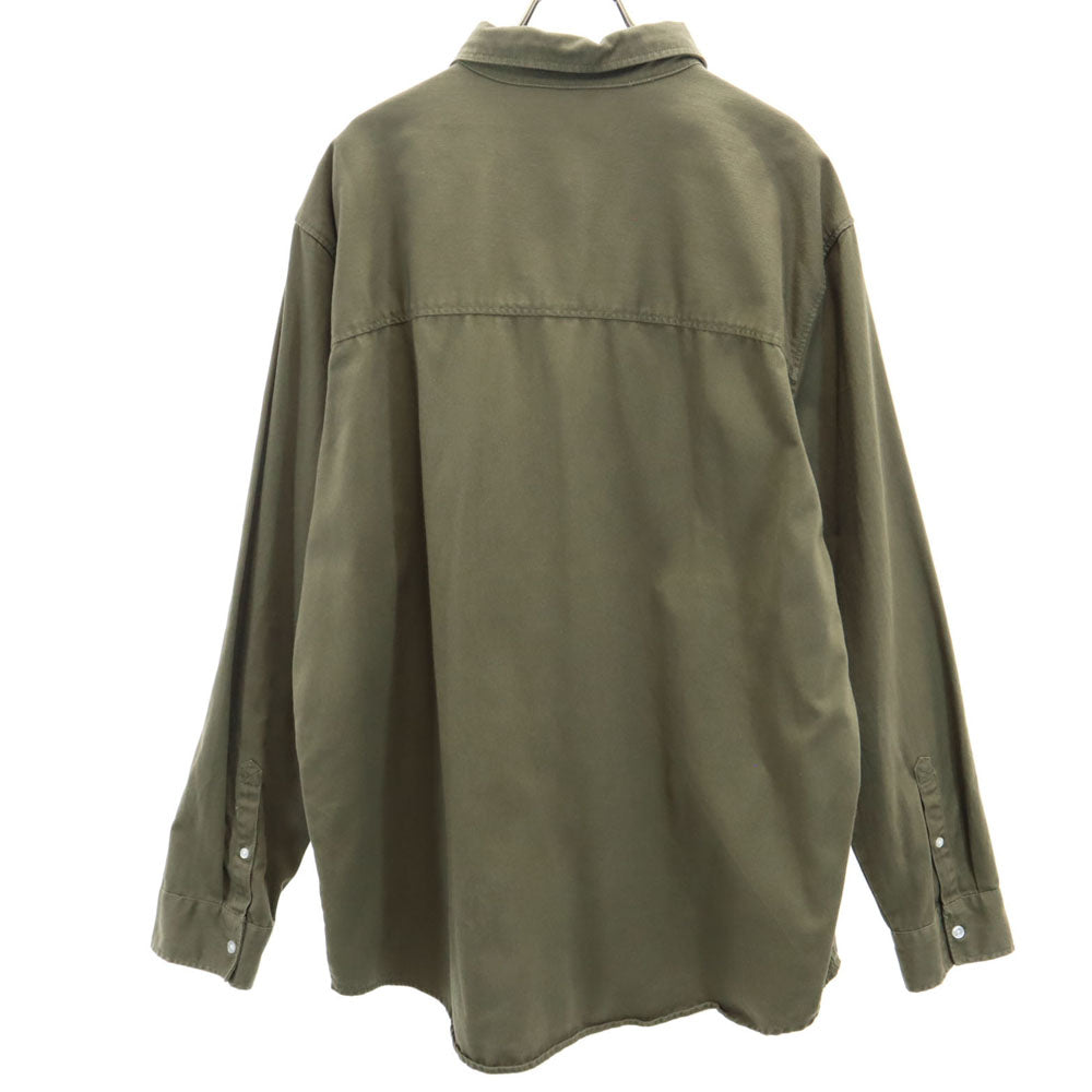 RALPH LAUREN ラルフローレン 長袖 シャツ L カーキ CLASSIC FIT メンズ