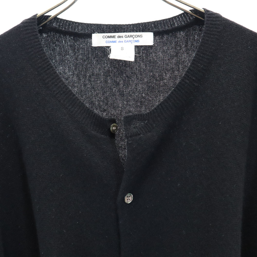 コムデギャルソンコムデギャルソン ウール 長袖 ドルマンスリーブ ニットカーディガン S ブラック Comme des Garcons Comme des Garcons レディース