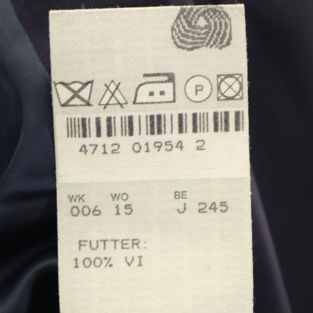 HUGO BOSS ヒューゴボス ウール テーラードジャケット ブラック メンズ