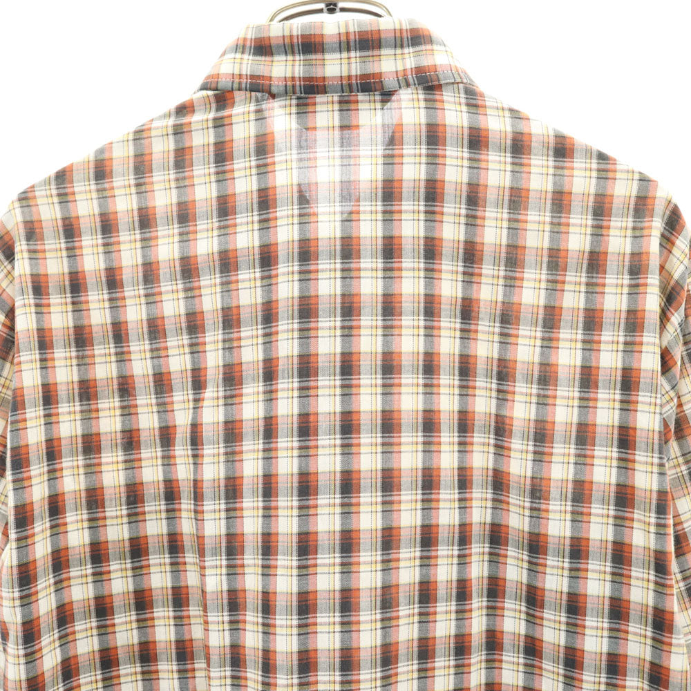 Levi's リーバイス 70s ヴィンテージ チェック柄 長袖 シャツ M ブラウン系 メンズ