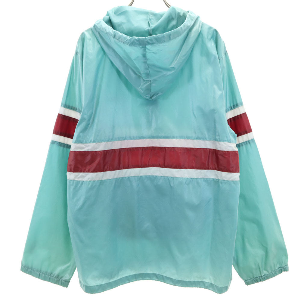 IZOD LACOSTE アイゾットラコステ 70s 糸巻きタグ ヴィンテージ 長袖 ナイロン アノラックパーカー S ブルー系 メンズ