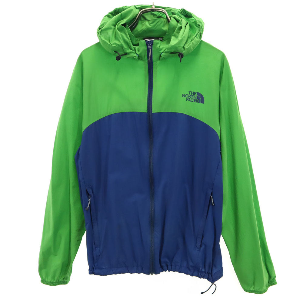 ノースフェイス アウトドア NPJ11413 ナイロンジャケット 150 ネイビー/グリーン THE NORTH FACE キッズ