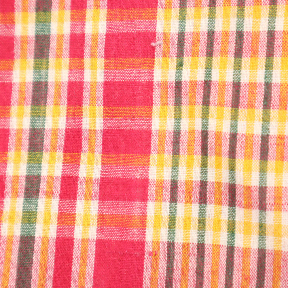 POLO COUNTRY ポロカントリー 80s 90s ラルフローレン ヴィンテージ オールド チェック柄 長袖 ボタンダウンシャツ M レッド系 RALPH LAUREN メンズ