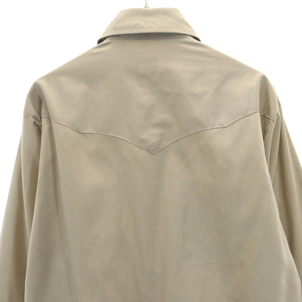 Mustang マスタング 80s ヴィンテージ 長袖 ウエスタンシャツ ブラウン メンズ