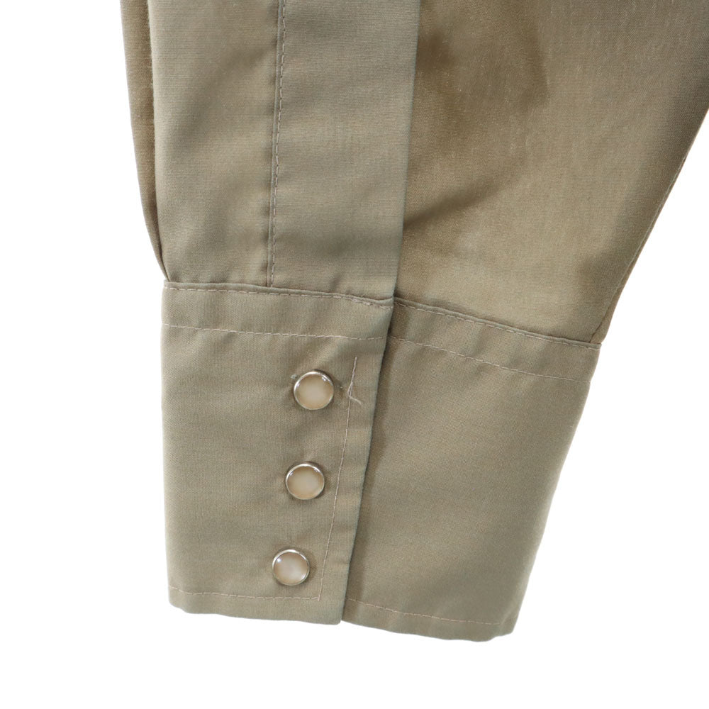 Mustang マスタング 80s ヴィンテージ 長袖 ウエスタンシャツ ブラウン メンズ