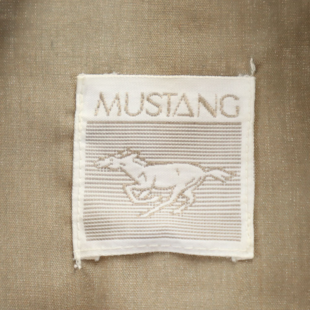 Mustang マスタング 80s ヴィンテージ 長袖 ウエスタンシャツ ブラウン メンズ
