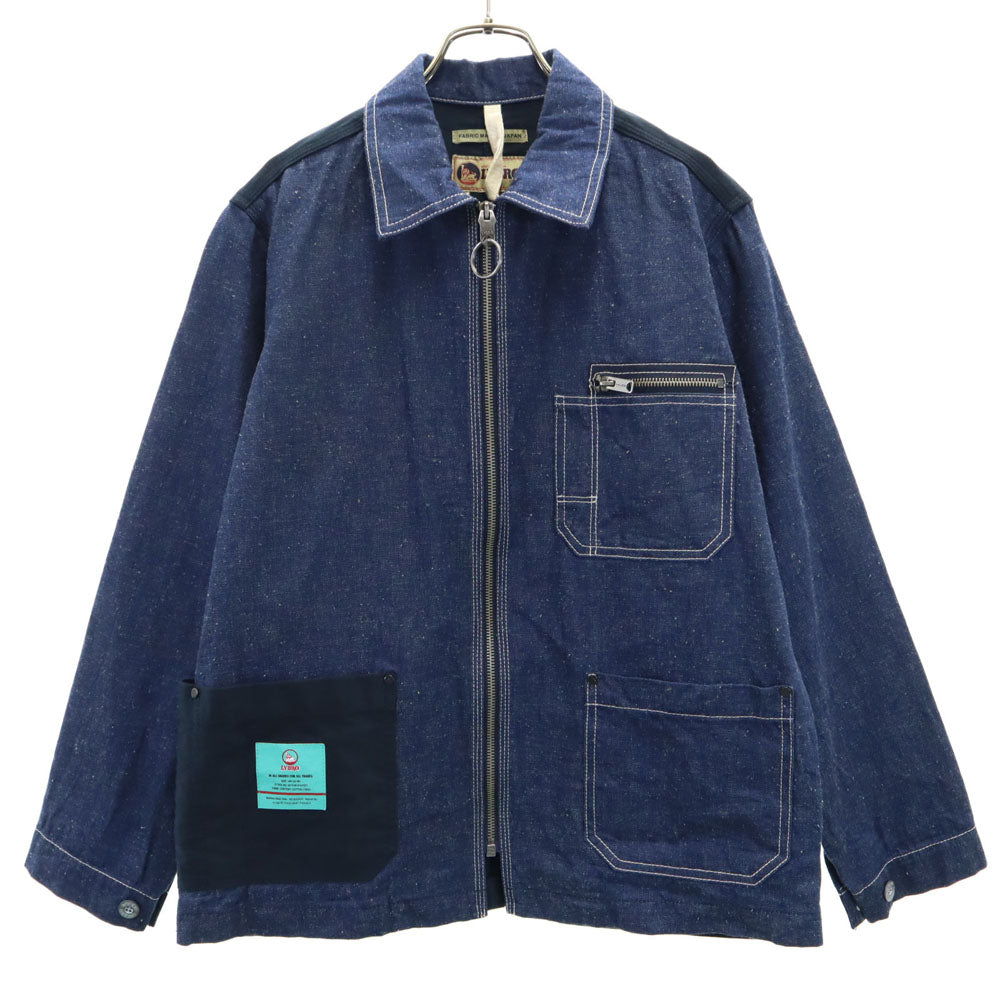 ライブロ ナイジェルケーボン デニム ワークジャケット 42 インディゴブルー メンズ