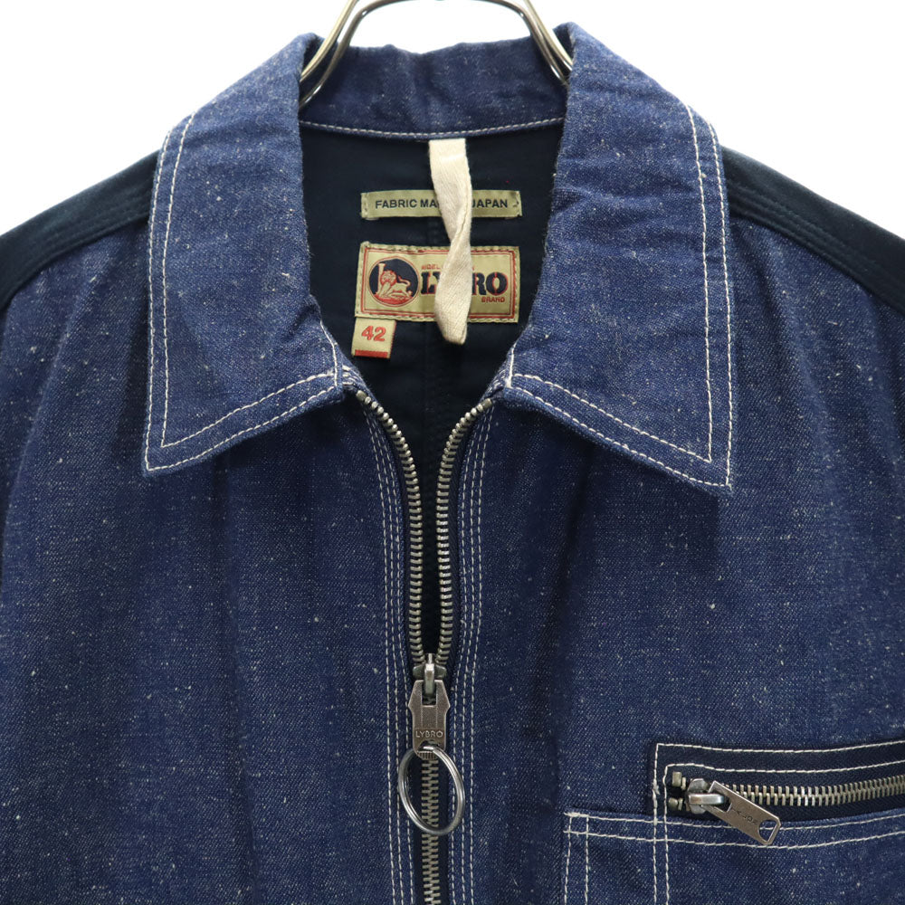 ライブロ ナイジェルケーボン デニム ワークジャケット 42 インディゴブルー メンズ