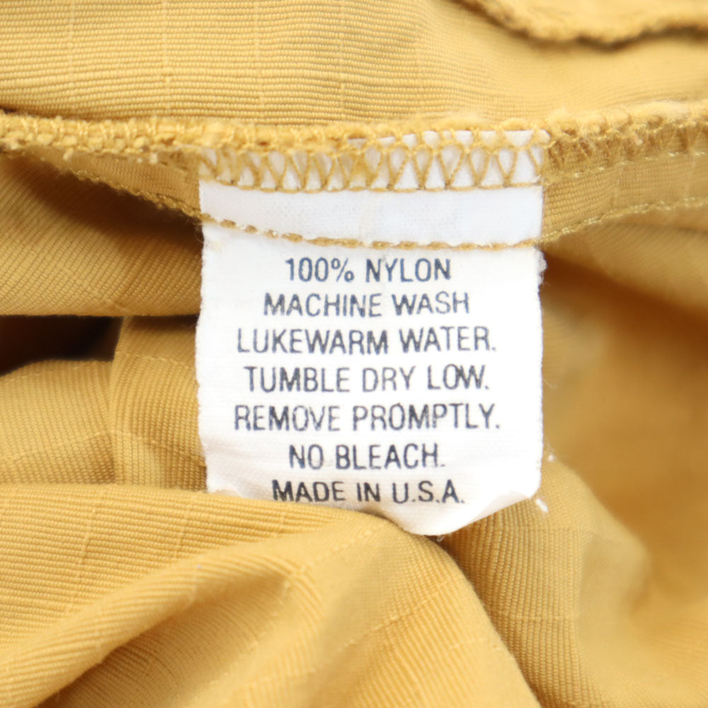 アルフ 90s USA製 オールド リップストップ生地 ジップパーカー M キャメル チロリアンテープ メンズ