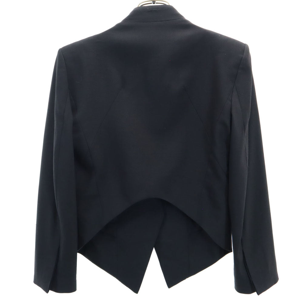 HELMUT LANG ヘルムートラング USA製 ウールブレンド ブレザー 0 ブラック ジャケット レディース