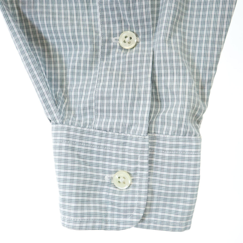 RRL ダブルアールエル 90s 初期タグ 赤3星 オールド チェック柄 長袖 シャツ S グレー RALPH LAUREN メンズ