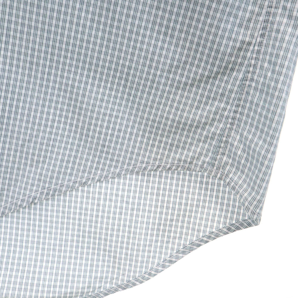 RRL ダブルアールエル 90s 初期タグ 赤3星 オールド チェック柄 長袖 シャツ S グレー RALPH LAUREN メンズ