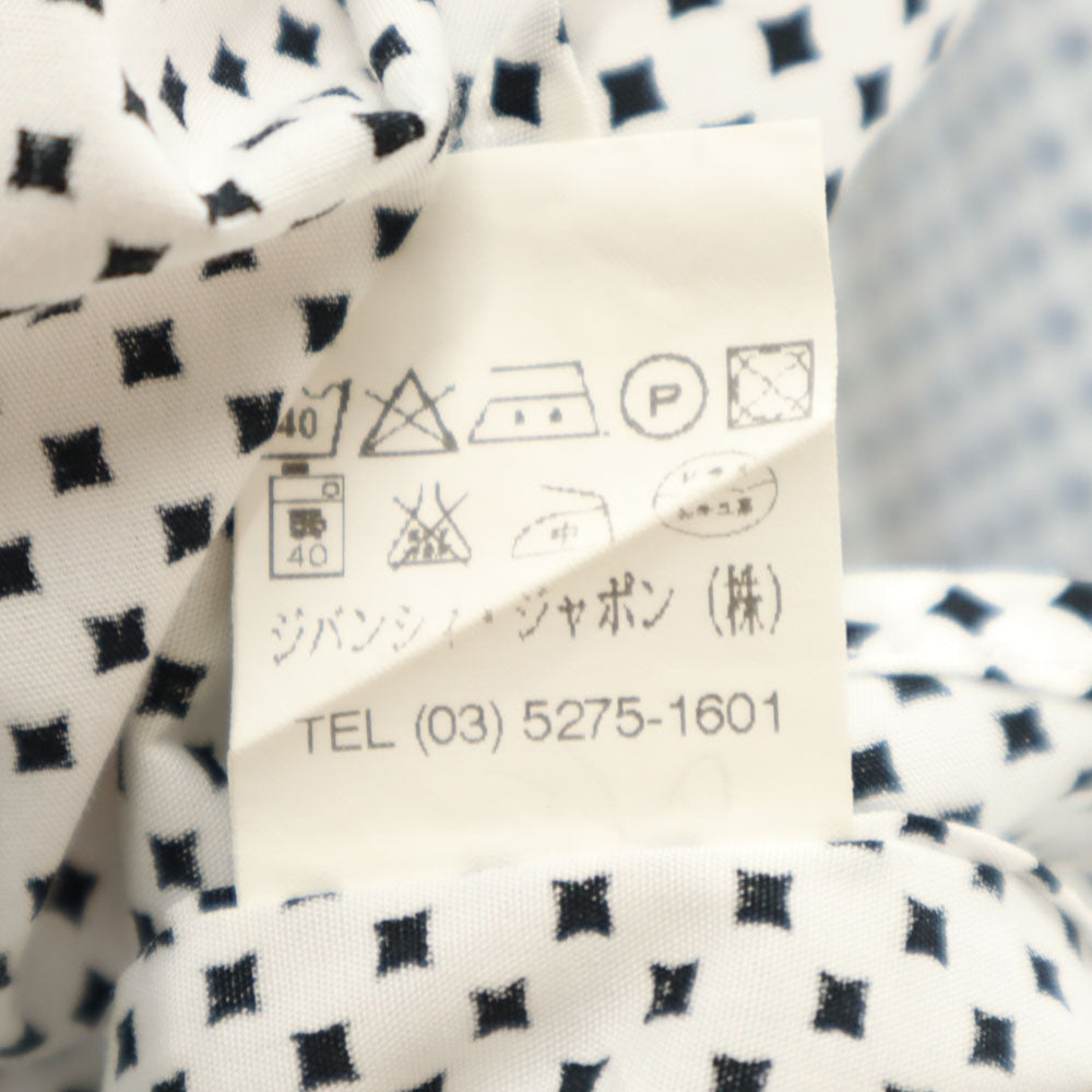 ジバンシー 総柄 長袖 シャツ 40 ホワイト Givenchy メンズ