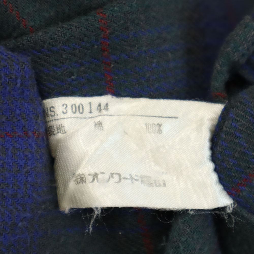 POLO COUNTRY ポロカントリー 80s 90s オールド チェック 長袖 シャツ M ブルー系 RALPH LAUREN メンズ