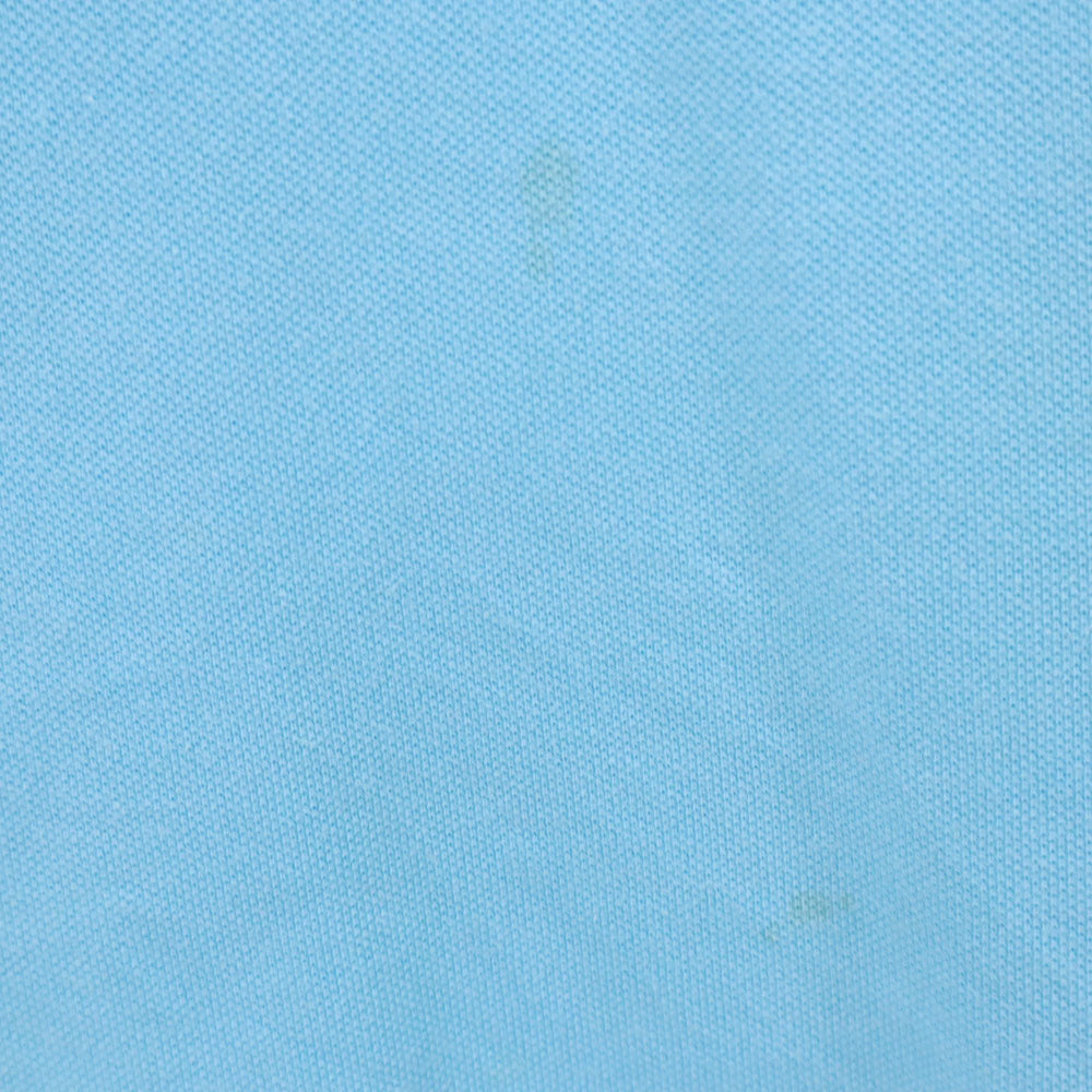 ポロバイラルフローレン 90s 半袖 ポロシャツ XL 水色 Polo by Ralph Lauren 鹿の子 オールド メンズ