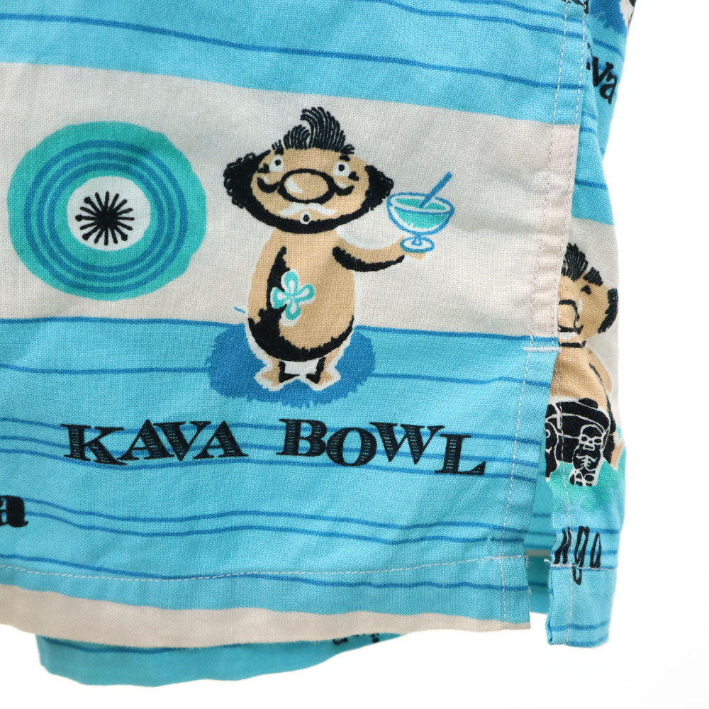 サンサーフ 東洋エンタープライズ 半袖 ボタンダウン アロハシャツ M 水色 SUN SURF SS31742 メンズ