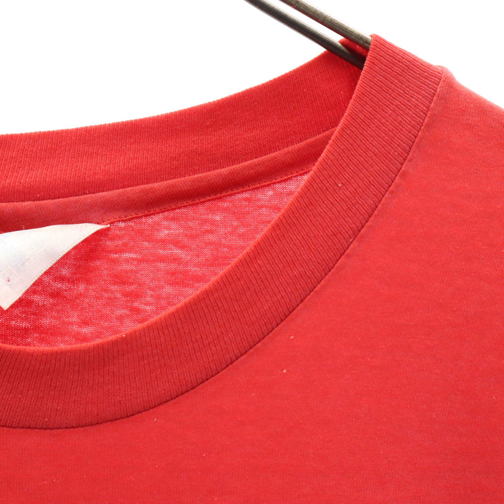 ヘインズ 90s オールド トヨタ 半袖 シングルステッチ Tシャツ L レッド Hanes メンズ